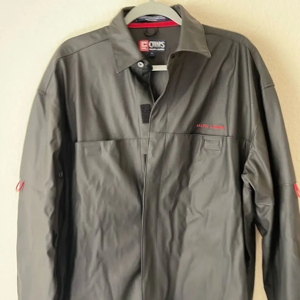 Vintage chaps‎ Ralph Lauren PU coated jacket